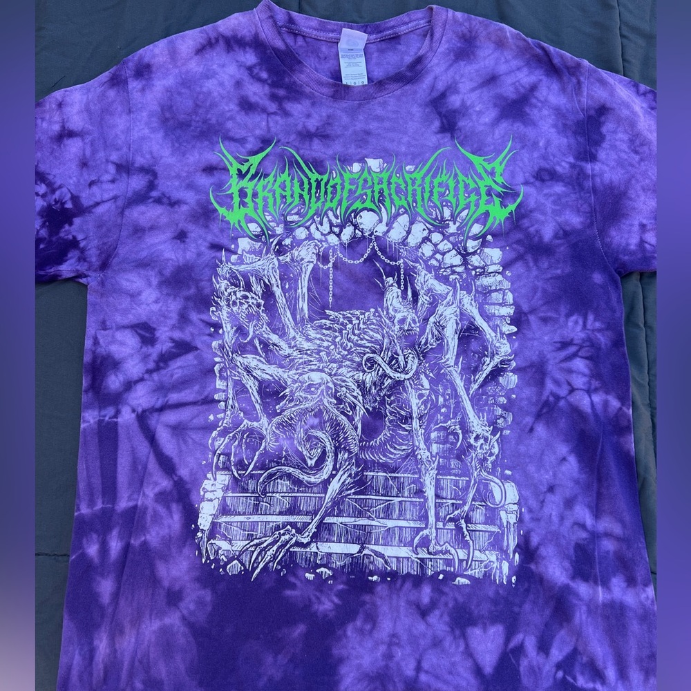 BRAND OF SACRIFICE Metal Band Tie-Dye Graphic Tee